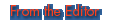 From the Editor