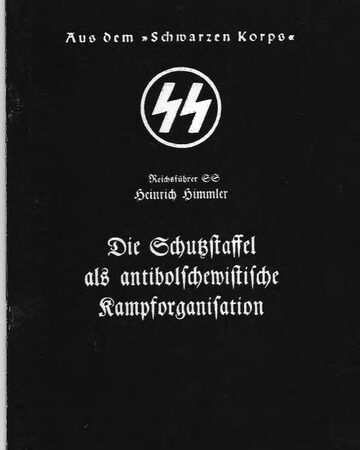 Himmler on Christian burning of witches as part of Jewish conspiracy