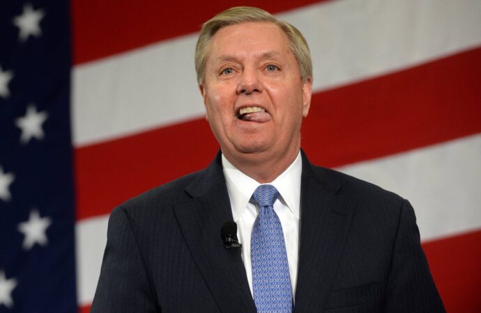Pissrael and plugs: Lindsey Graham’s two favorite things