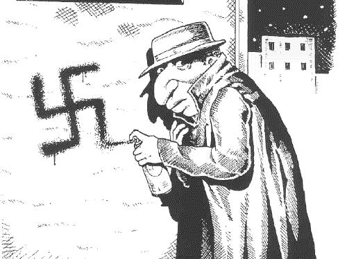 Jews are liars/con men who fake “antisemitic hate crimes”