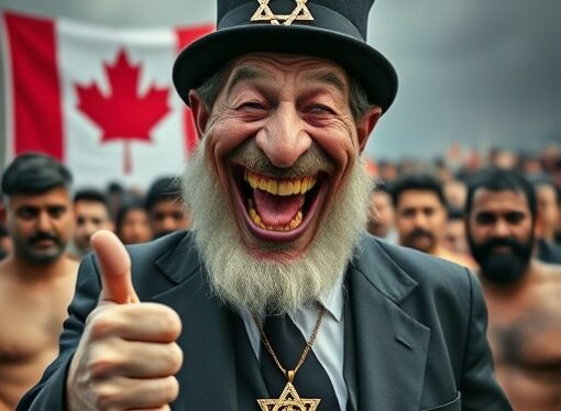 A reminder that jews are responsible for the dystopian nightmare that is modern-day Canada