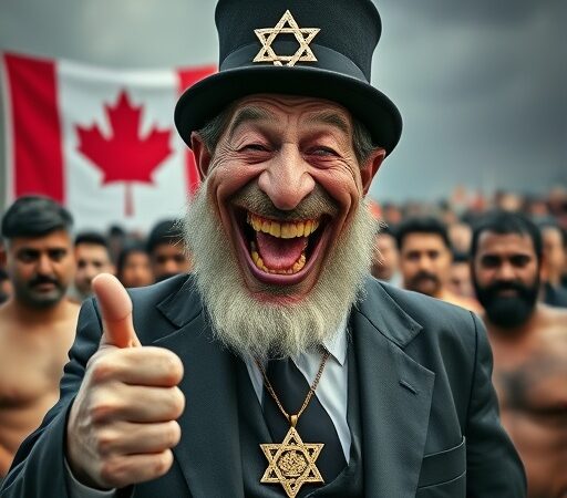 A reminder that jews are responsible for the dystopian nightmare that is modern-day Canada
